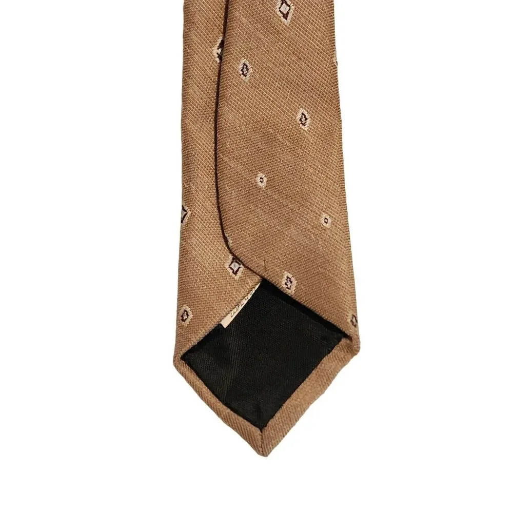 #6399 Vintage Sundace Wembley Tan Mens Necktie